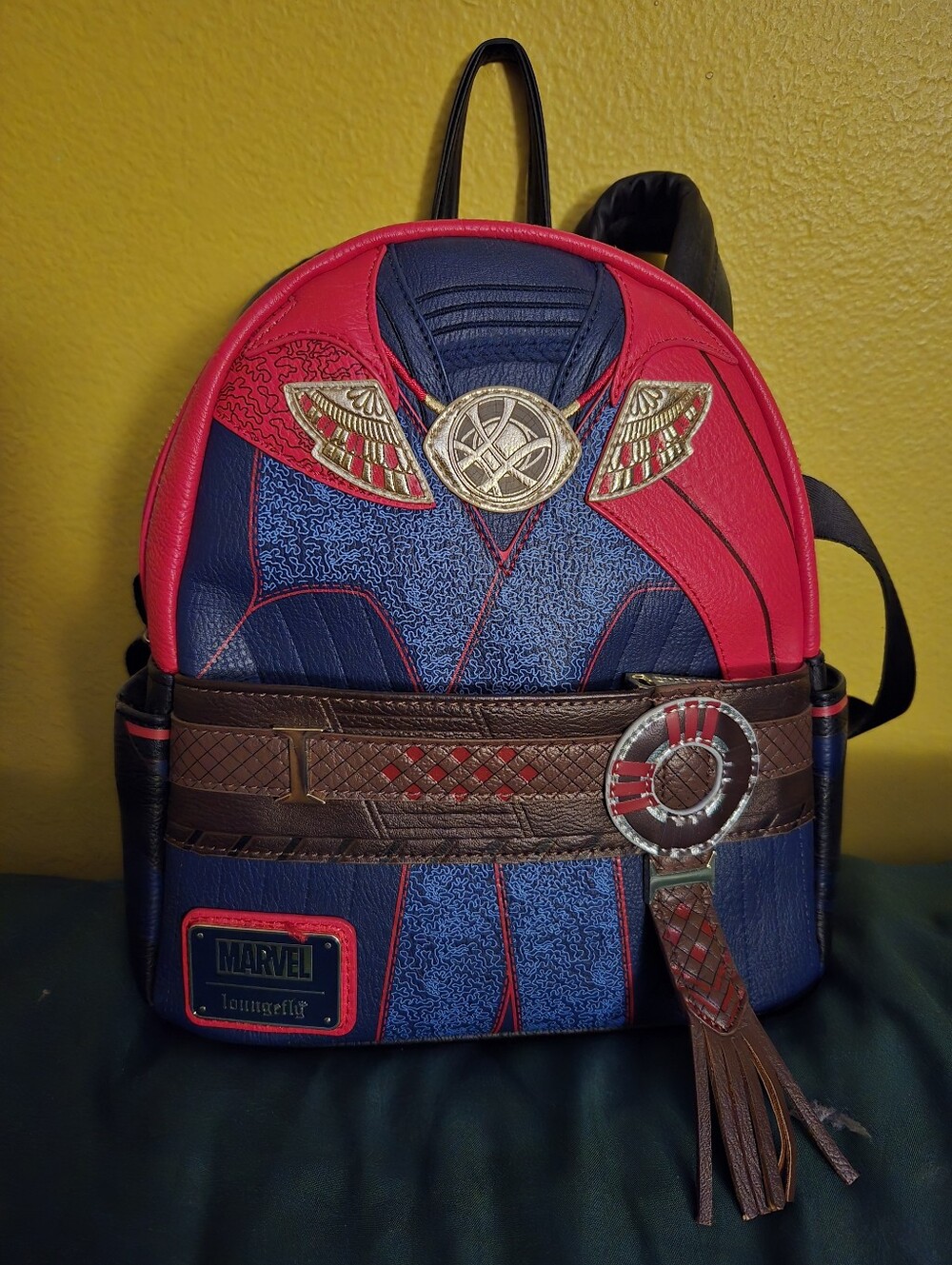 Loungefly Doctor Strange Red & Blue Mini Backpack